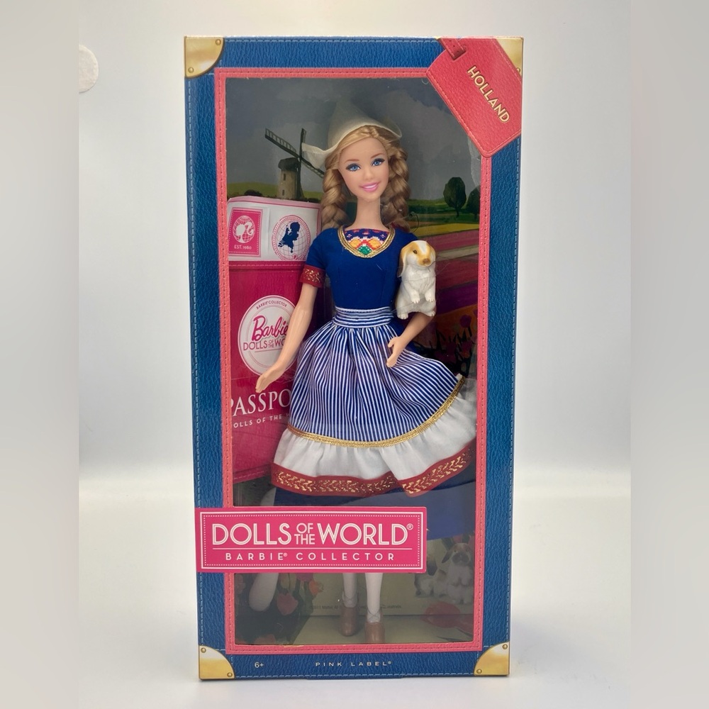 Barbie Dolls of the World Holland Passport Collection W3325 NIB NRFB